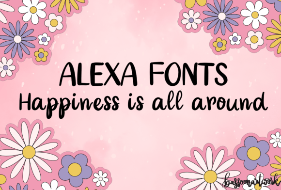 Alexa: A Handwritten Font for Authentic Design