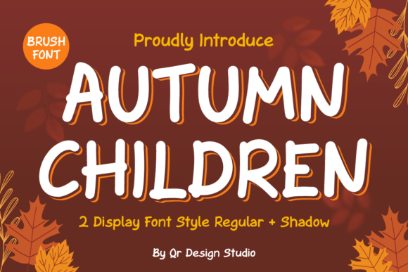 Autumn Children: Elevate Your Creative Projects with Bold Typography