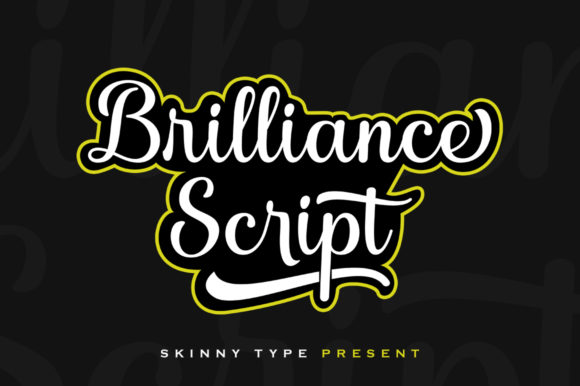 Brilliance: Elevate Your Designs with a Bold Handwritten Font