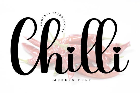 Chilli: The Sweet Handwritten Font for Creative Designs