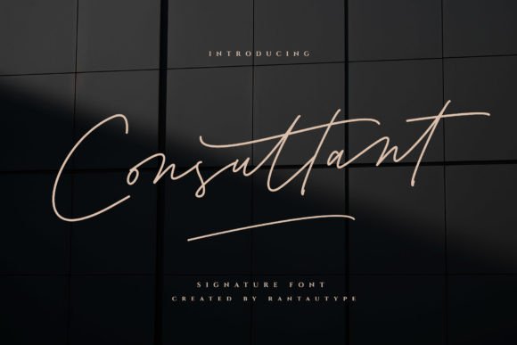 Consultant: Elevate Your Visual Design with This Exquisite Font