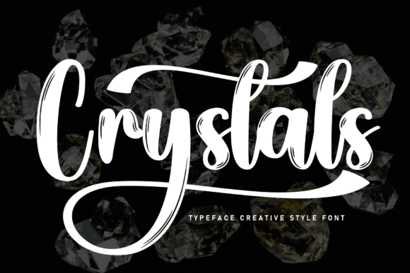 Crystals Font: A Sweet Touch for Modern Design