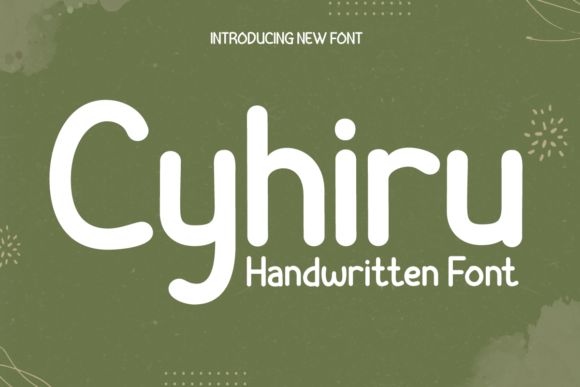Cyhiru: The Modern Handwritten Font for Distinctive Design