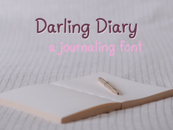 Darling Diary: The Feminine Font for Digital Designers