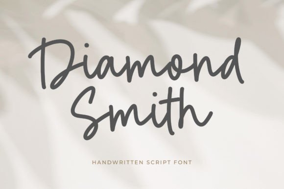 Diamond Smith: The Elegant Handwritten Font for Modern Design