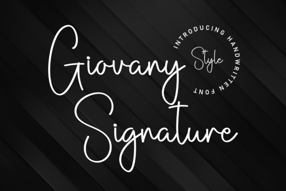 Giovany Signature: Elevating Design with Handwritten Elegance