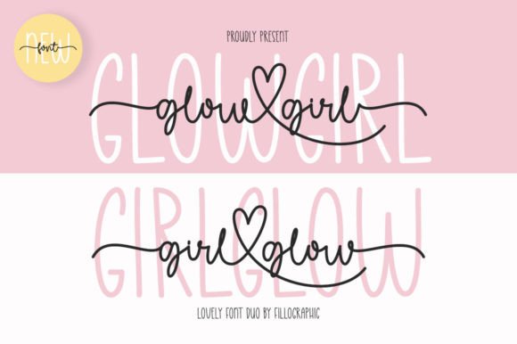 Glow Girl: Elevate Your Designs with Chic Typography