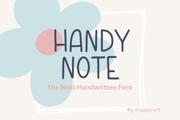 Handy Note: A Modern Font for Creative Design