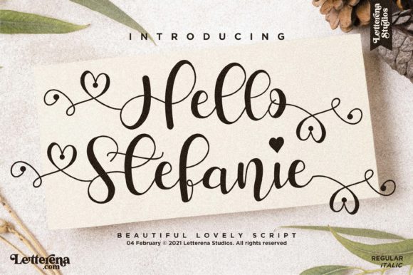 Hello Stefanie: A Timeless Handwritten Font for Modern Design