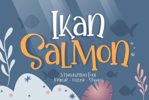 Ikan Salmon: A Playful Handwritten Font for Modern Design