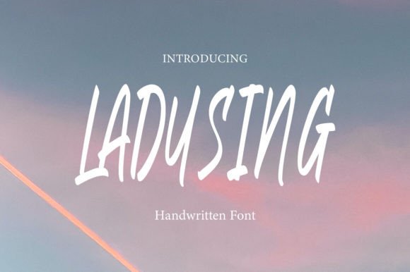 Ladusing: A Handwritten Font for Modern Design