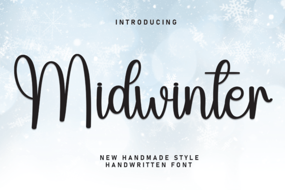 Midwinter: The Sweet, Cursive Font for Modern Design