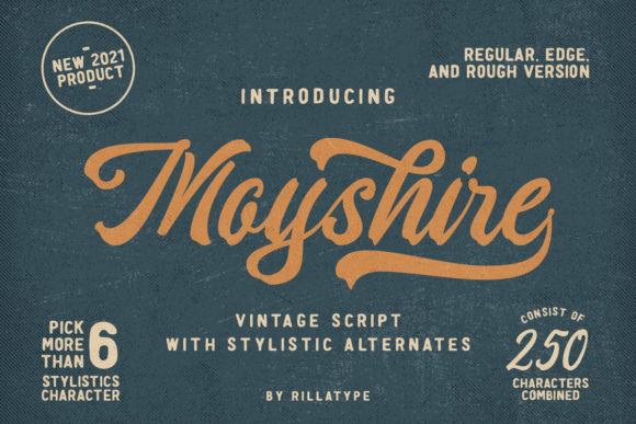 Moyshire: A Bold Handwritten Font for Impactful Design