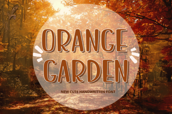 Orange Garden: A Playful Handwritten Font for Creative Projects