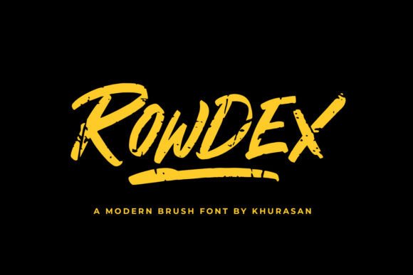 Rowdex: Elevating Modern Design with Bold Typography