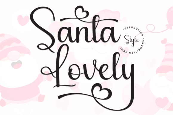 Santa Lovely: A Sweet Handwritten Font for Creative Projects