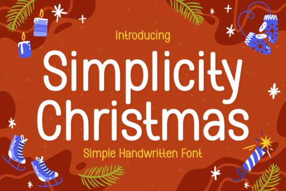 Simplicity Christmas: The Handwritten Font for Festive Design