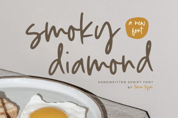 Smoky Diamond: The Edgy Script Font for Bold Branding