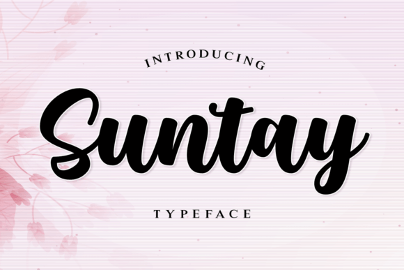 Suntay: The Bold Handwritten Font for Confident Design