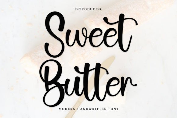 The Art of Sweet Butter: A Modern Calligraphic Typeface