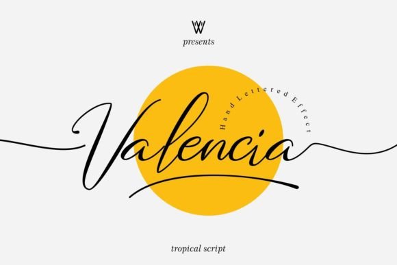 Valencia: The Elegant Handwritten Font for Creative Design